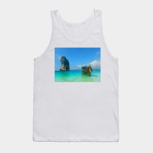 Karst Tower and Long-Tailed Boat Tank Top